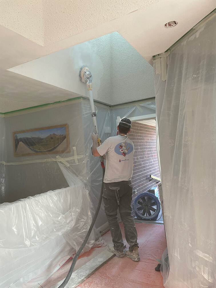 popcorn ceiling images 2
